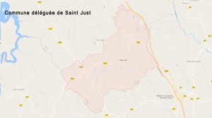 Carte commune déléguée de Saint-just